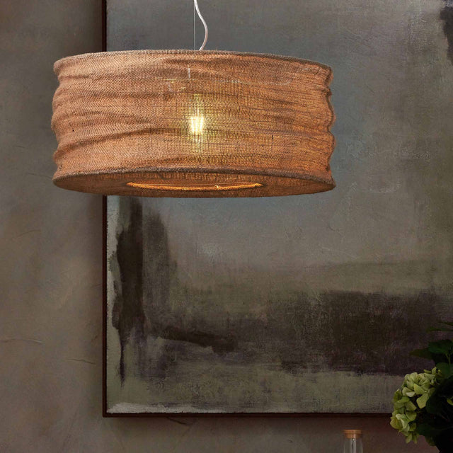 Otaru 50cm Natural Jute Pendant
