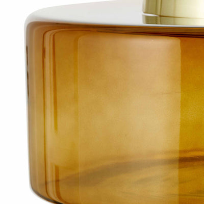 Sabrina Chestnut Brown Large Glass Pendant