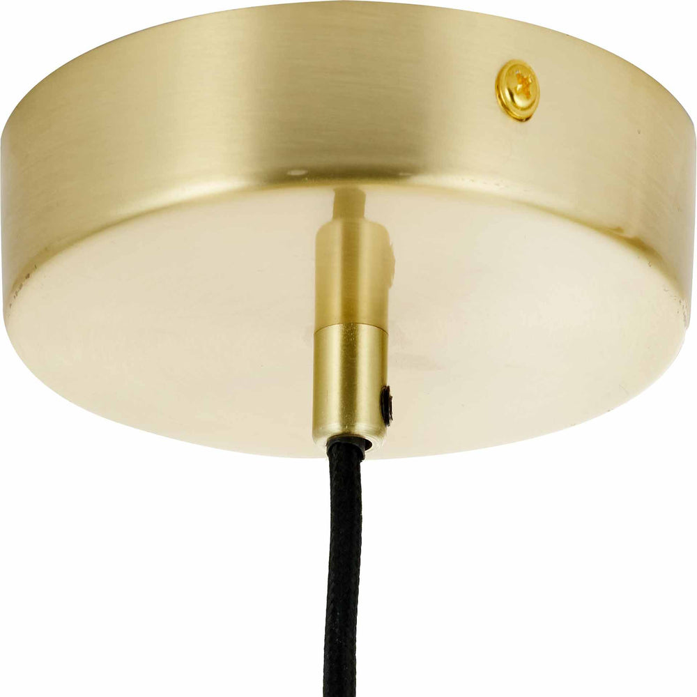 Sabrina Chestnut Brown Large Glass Pendant