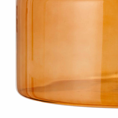 Sabrina Amber Large Glass Pendant