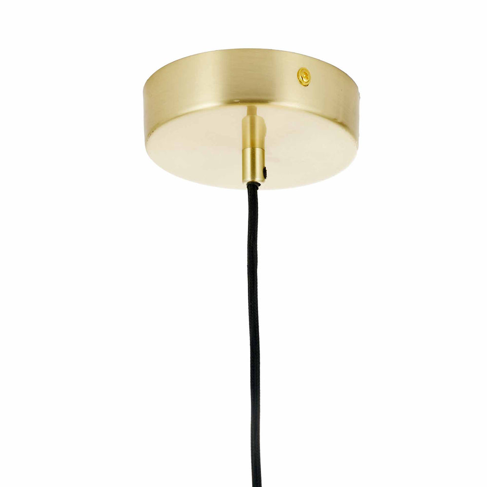 Sabrina Amber Large Glass Pendant