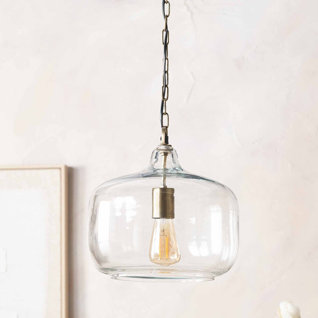 Radley Clear Glass Round Pendant