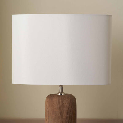 Aubree Cream Silk Mix Oval Lampshade