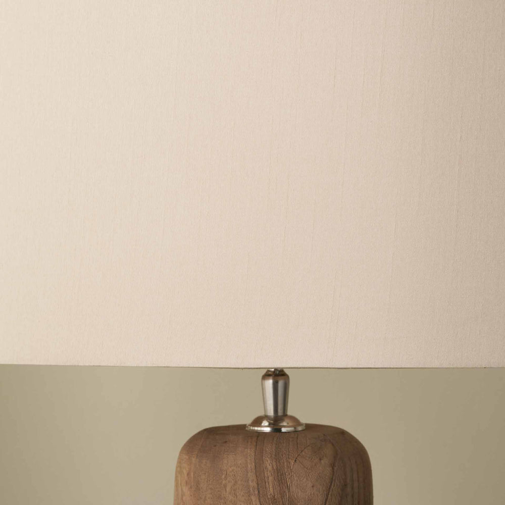 Aubree Cream Silk Mix Oval Lampshade