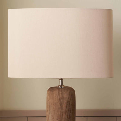Aubree Taupe Silk Mix Oval Lampshade