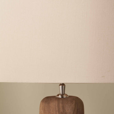 Aubree Taupe Faux Aubree Taupe Silk Mix Oval LampshadeOval Lampshade