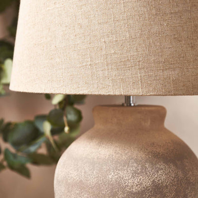 Gila Ombre Sand Textured Ceramic Tall Table Lamp