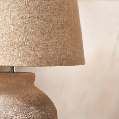 Gila Ombre Sand Textured Ceramic Tall Table Lamp