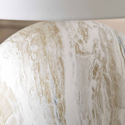 Onyx Grey Large Stone Effect Ceramic Table Lamp
