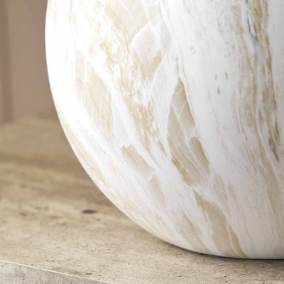 Onyx Grey Large Stone Effect Ceramic Table Lamp