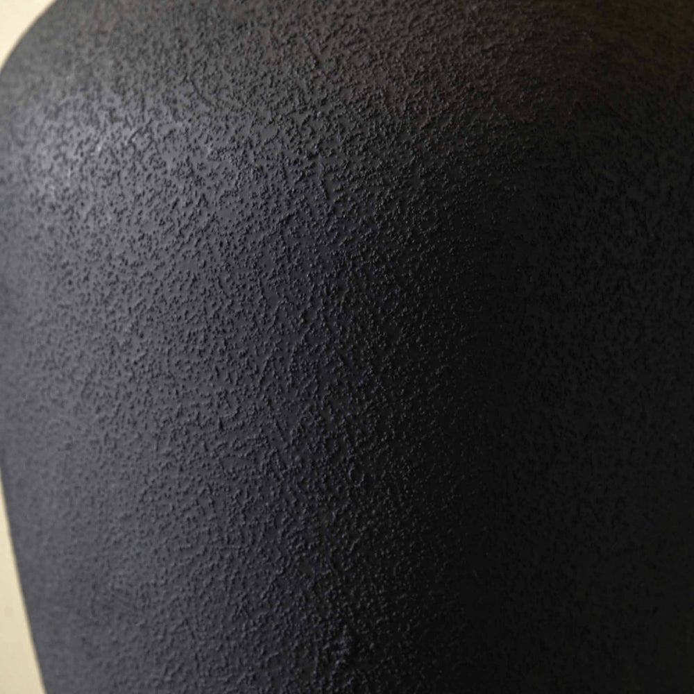 Salto Black Sand Textured Ceramic Table Lamp