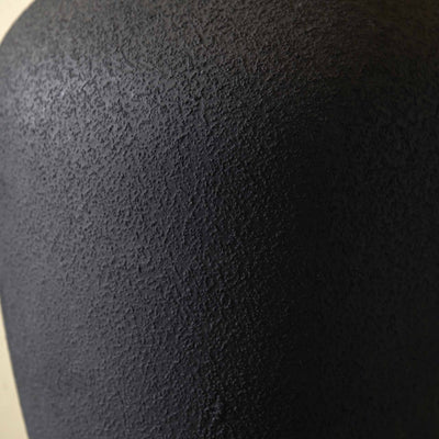 Salto Black Sand Textured Ceramic Table Lamp