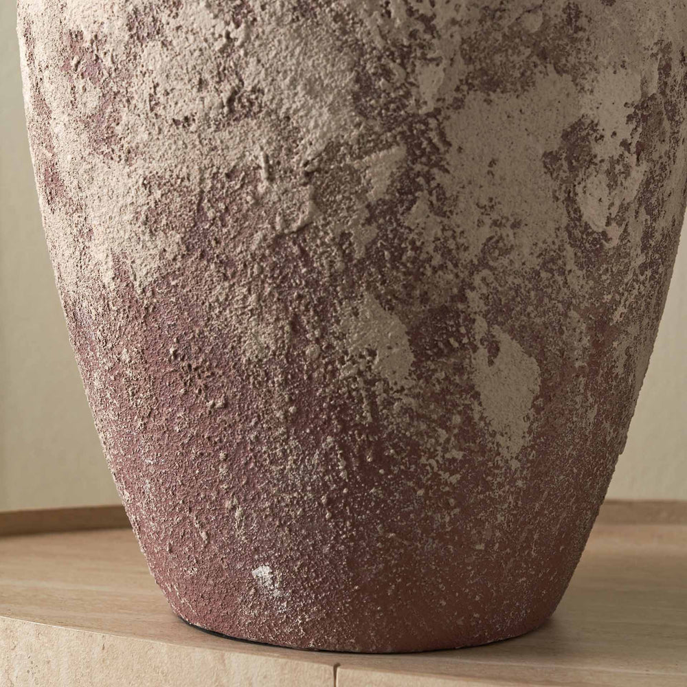 Vinhais Clay Stone Textured Ceramic Table Lamp