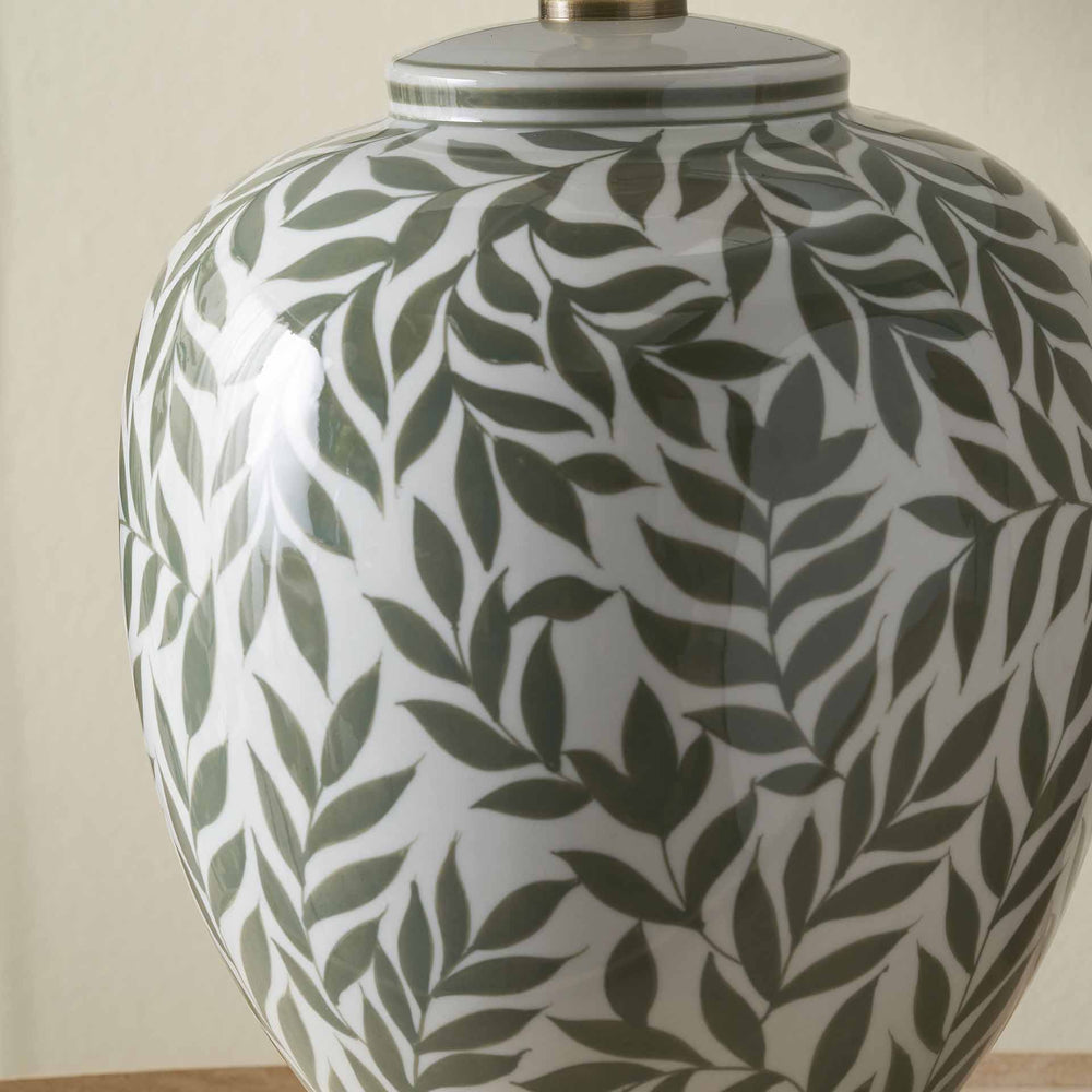Florin Olive Leaf Ceramic Table Lamp Base