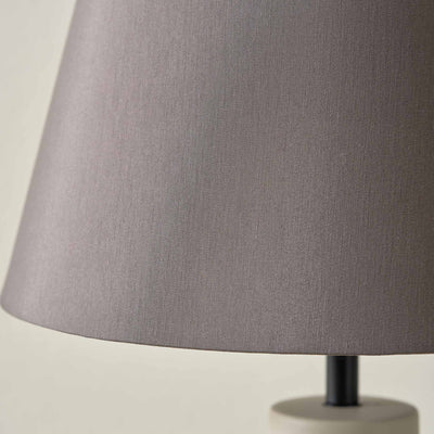 Mira Putty Ceramic Gourd Table Lamp