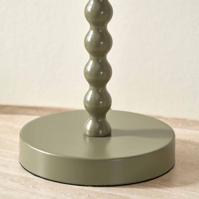 Elise Olive Metal Bobble Table Lamp