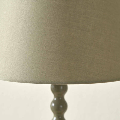 Elise Olive Metal Bobble Table Lamp