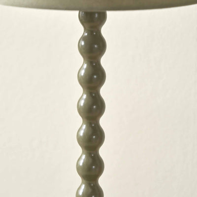 Elise Olive Metal Bobble Table Lamp