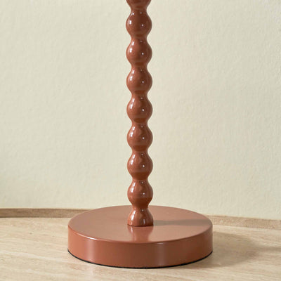 Elise Terracotta Metal Bobble Table Lamp
