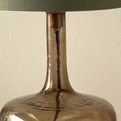 Ardwell Olive Glass Table Lamp