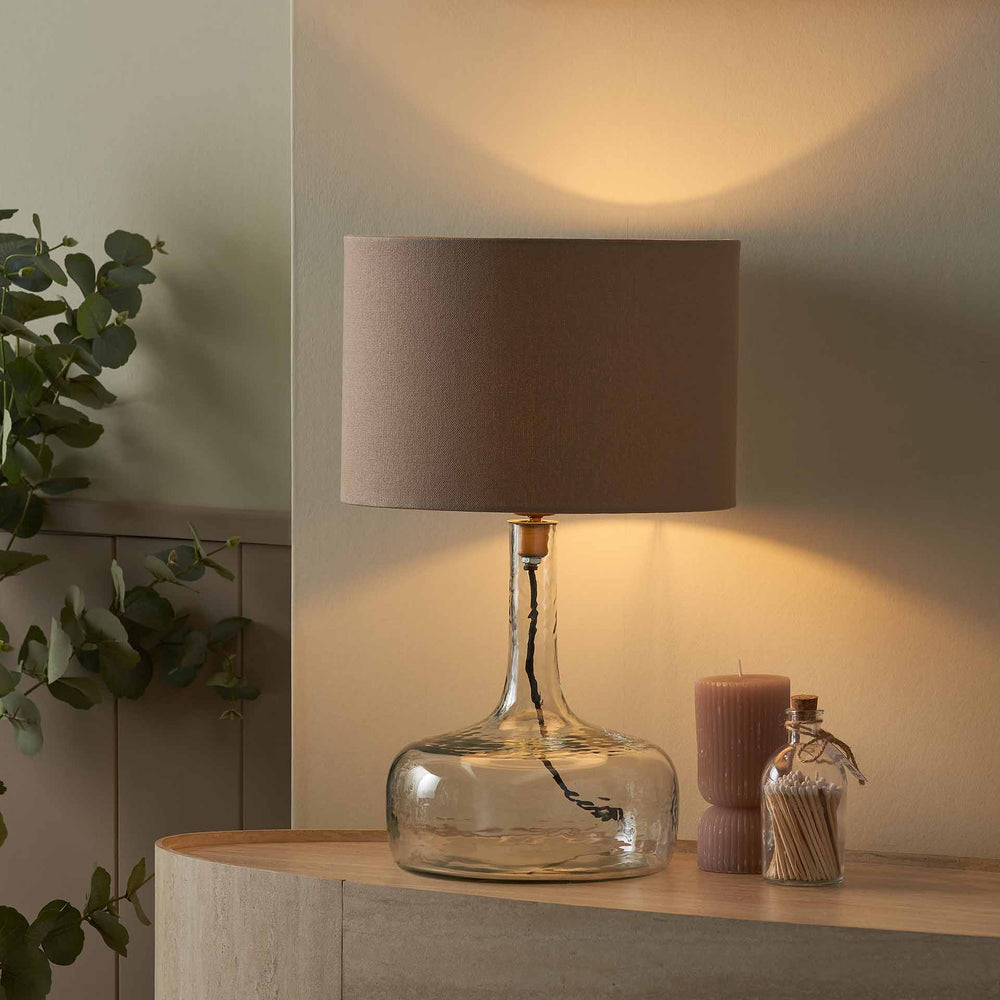 Ardwell Clear Glass Table Lamp