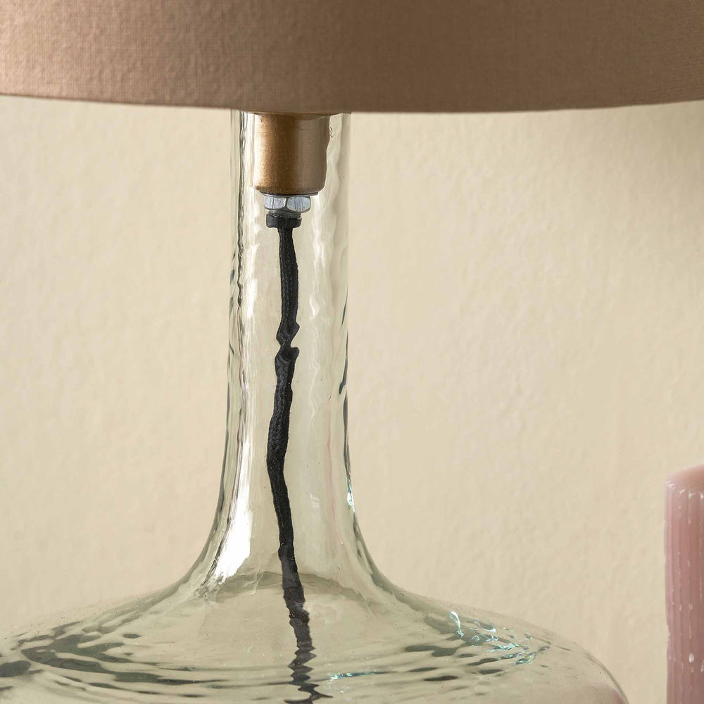 Ardwell Clear Glass Table Lamp