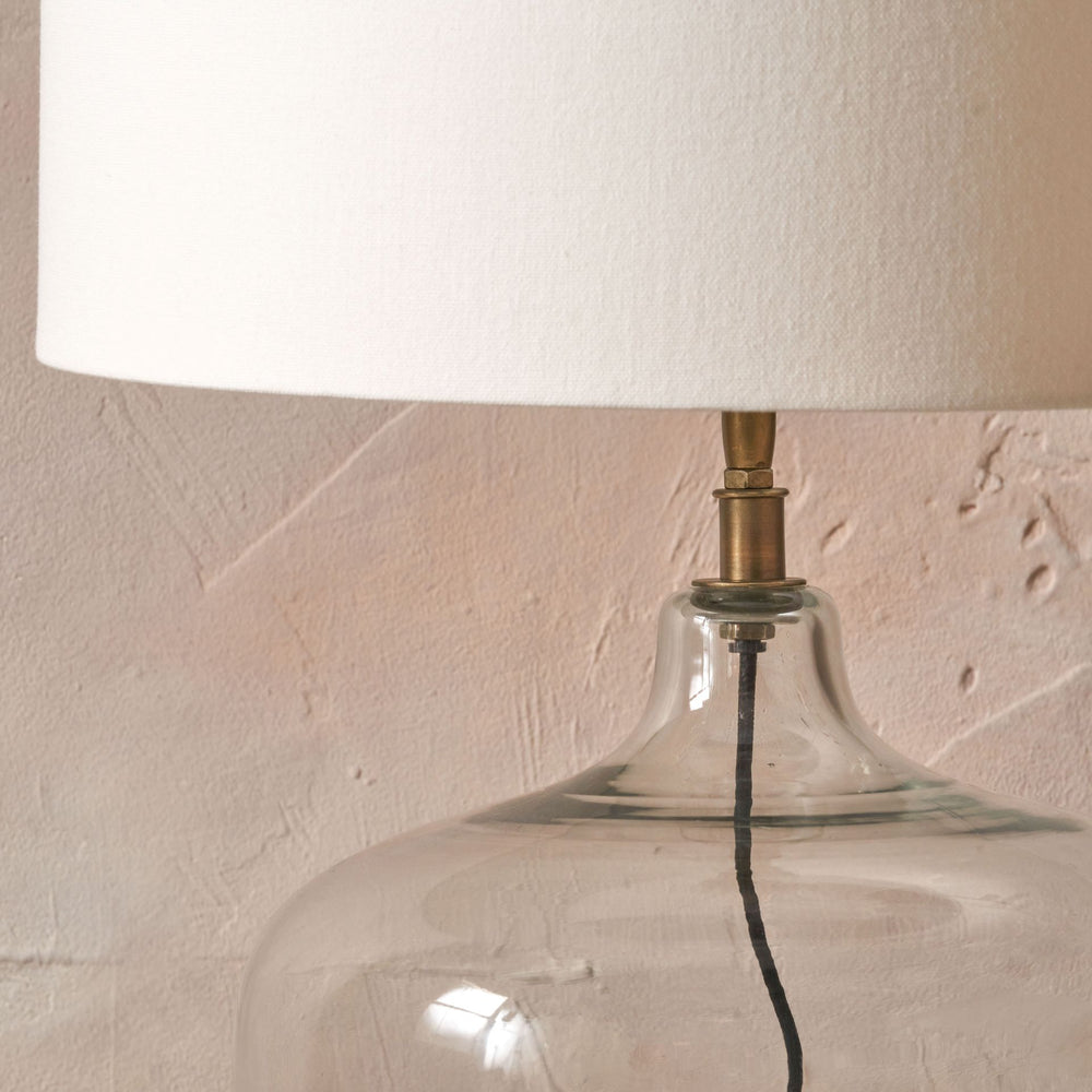 Radley Clear Glass Round Table Lamp Base
