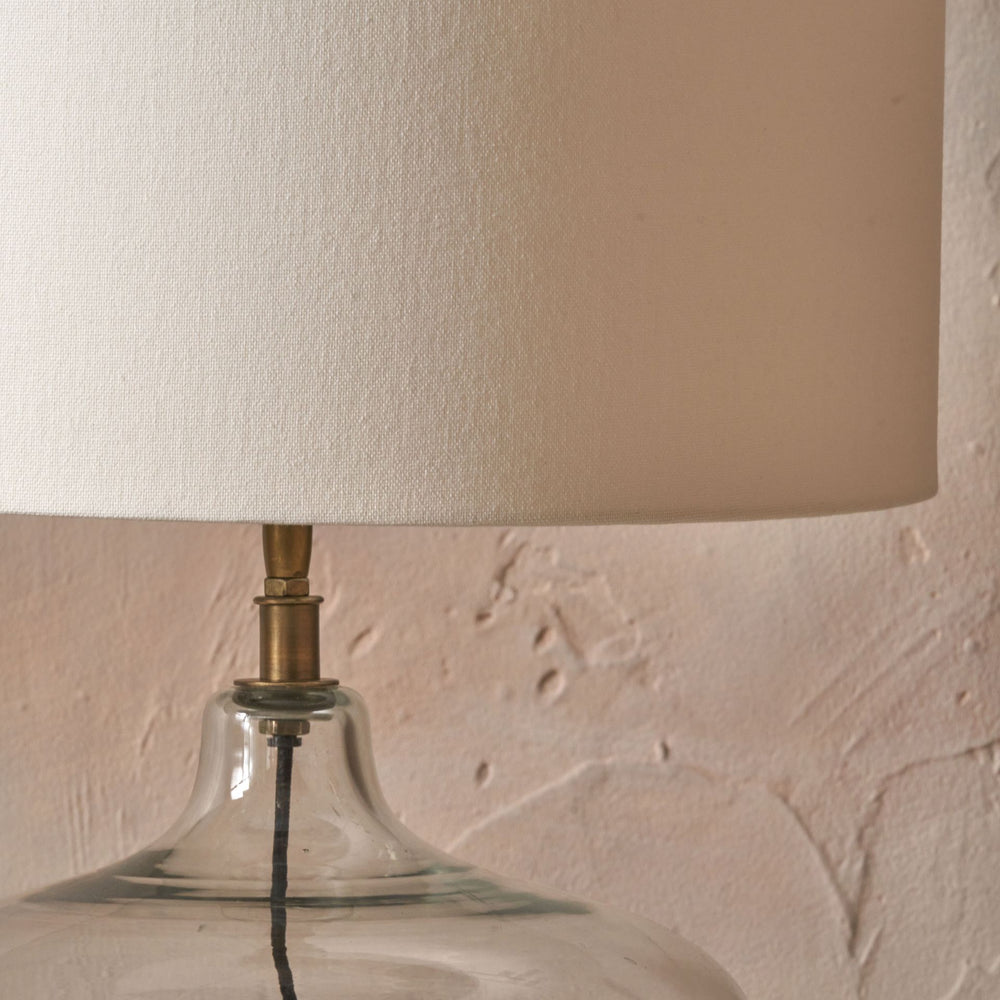 Radley Clear Glass Round Table Lamp Base