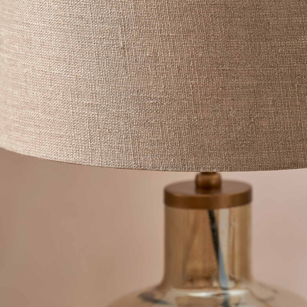 Lorna Smoke Lustre Glass Table Lamp Base