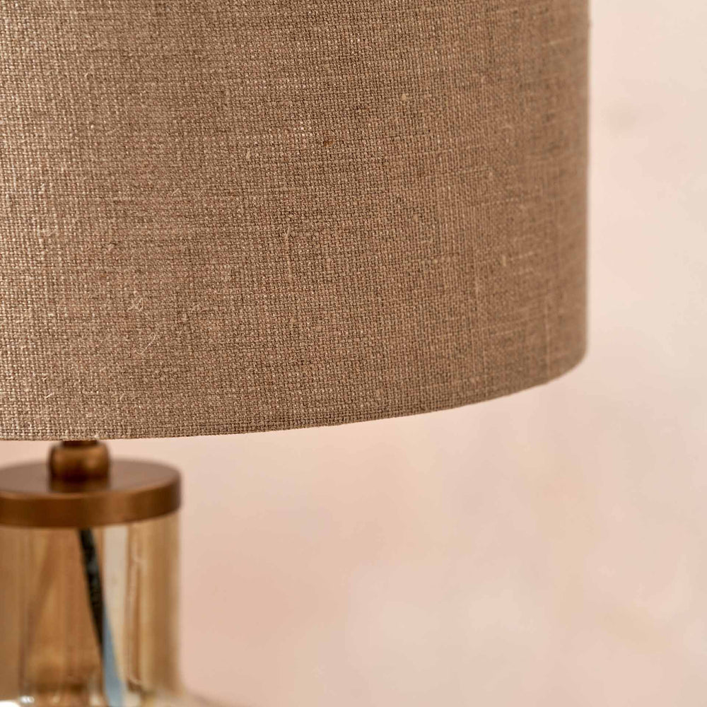 Lorna Smoke Lustre Glass Table Lamp Base