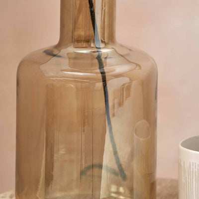 Lorna Smoke Lustre Glass Table Lamp Base