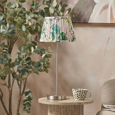 Designers Guild Brushed Silver Slim Table Lamp Base