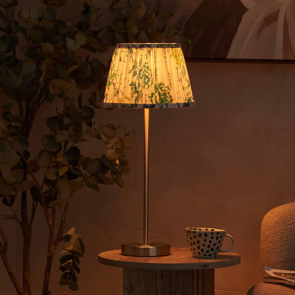 Designers Guild Brushed Silver Slim Table Lamp Base
