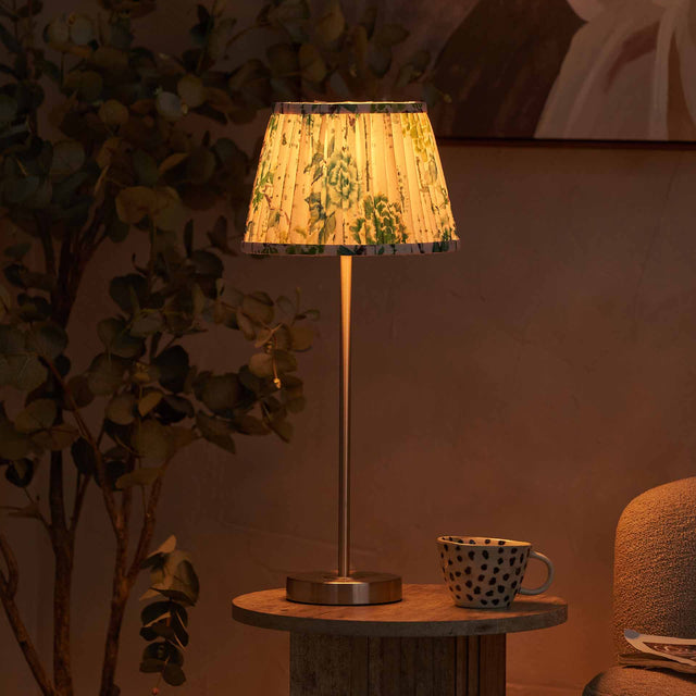 Designers Guild Brushed Silver Slim Table Lamp Base