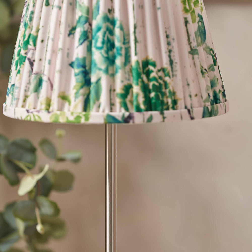 Designers Guild Brushed Silver Slim Table Lamp Base