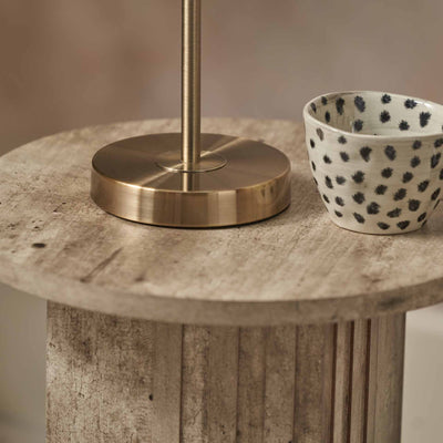 Designers Guild Antique Brass Slim Table Lamp Base