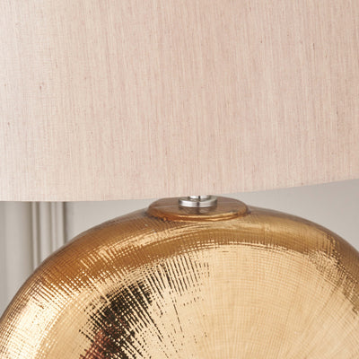Beta Bronze Textured Ceramic Table Lamp