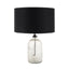 Octavia Small Grey Bubble Glass Table Lamp