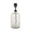 Octavia Small Grey Bubble Glass Table Lamp