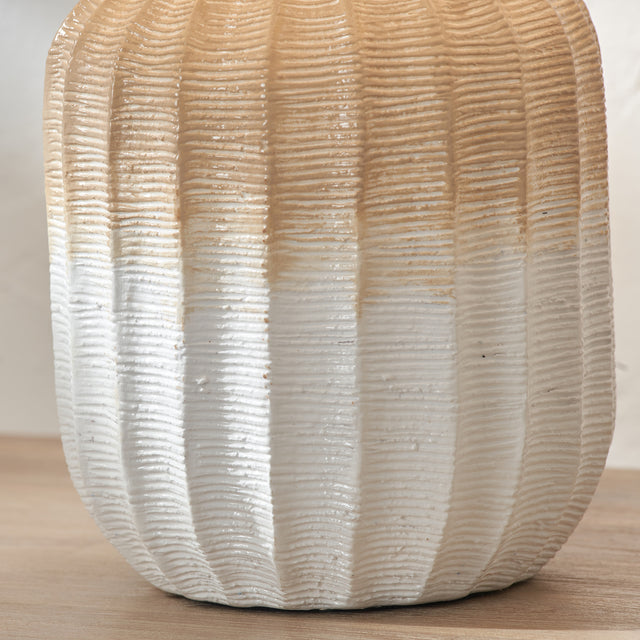 Caspian Natural Ombre Stoneware Table Lamp Base