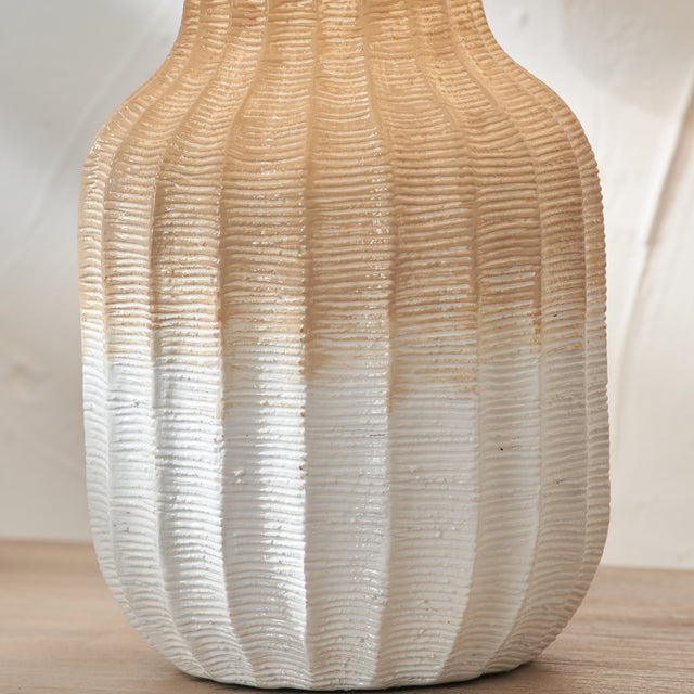 Caspian Natural Ombre Stoneware Table Lamp Base