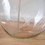 Hazel Clear Glass and White Shade Bedside Table Lamp Set Of 2