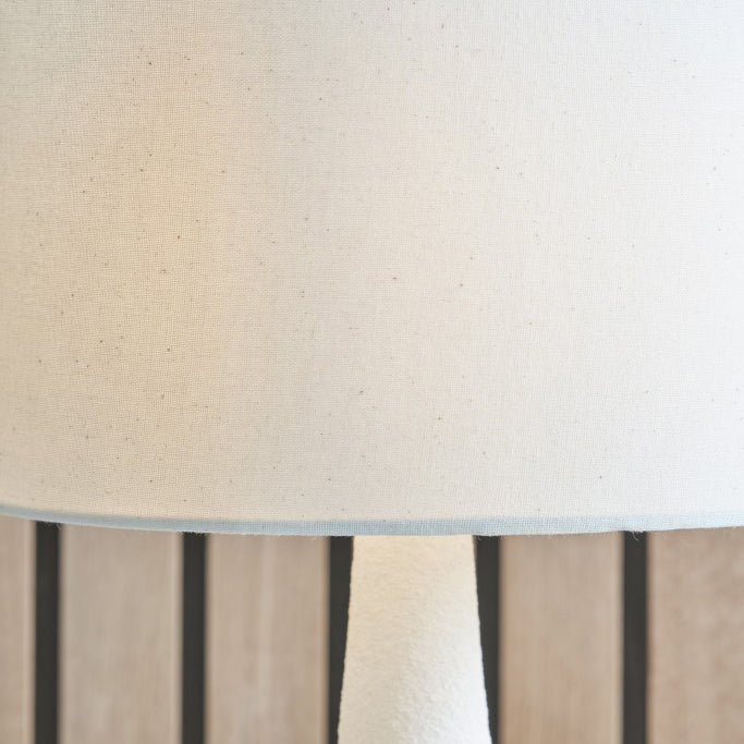 Eli White Textured Ceramic Bedside Table Lamp Set Of 2