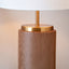 Tate Wood Effect Ceramic Bedside Table Lamp Set Of 2