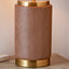 Tate Wood Effect Ceramic Bedside Table Lamp Set Of 2