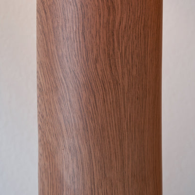 Tate Wood Effect Ceramic Tall Table Lamp