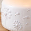 Dandelion White Small Ceramic Bedside Table Lamp Set Of 2