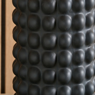 Seraphina Black Bobbled Ceramic Tall Table Lamp Base