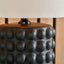 Seraphina Black Bobbled Ceramic Tall Table Lamp Base