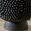 Urchin Black Ceramic Spike Table Lamp Base